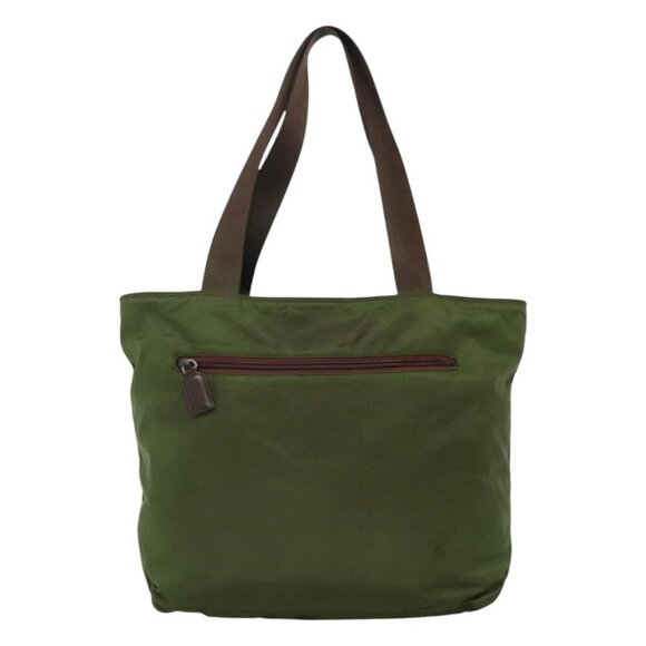 PRADA Tote Bag Nylon Khaki Auth bs22979 - Picture 2 of 16
